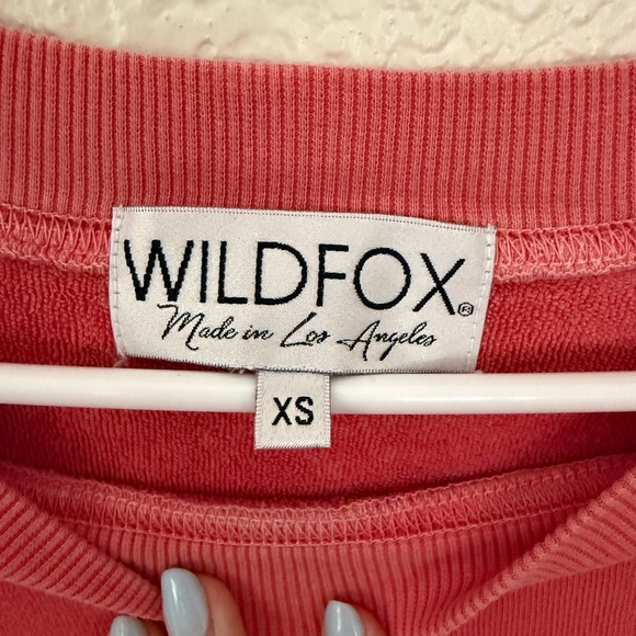 Wildfox Coral Love Me Tender Pullover - Picture 2 of 4